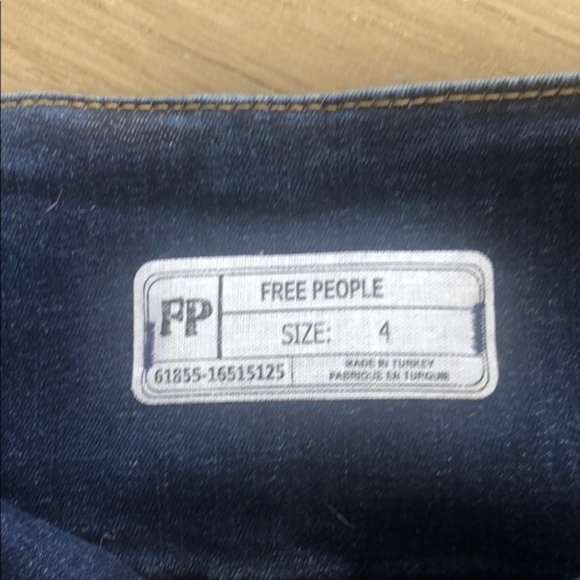 ✨HP✨FREE PEOPLE Modern Femme Corset Denim Jean Skirt - Picture 9 of 10